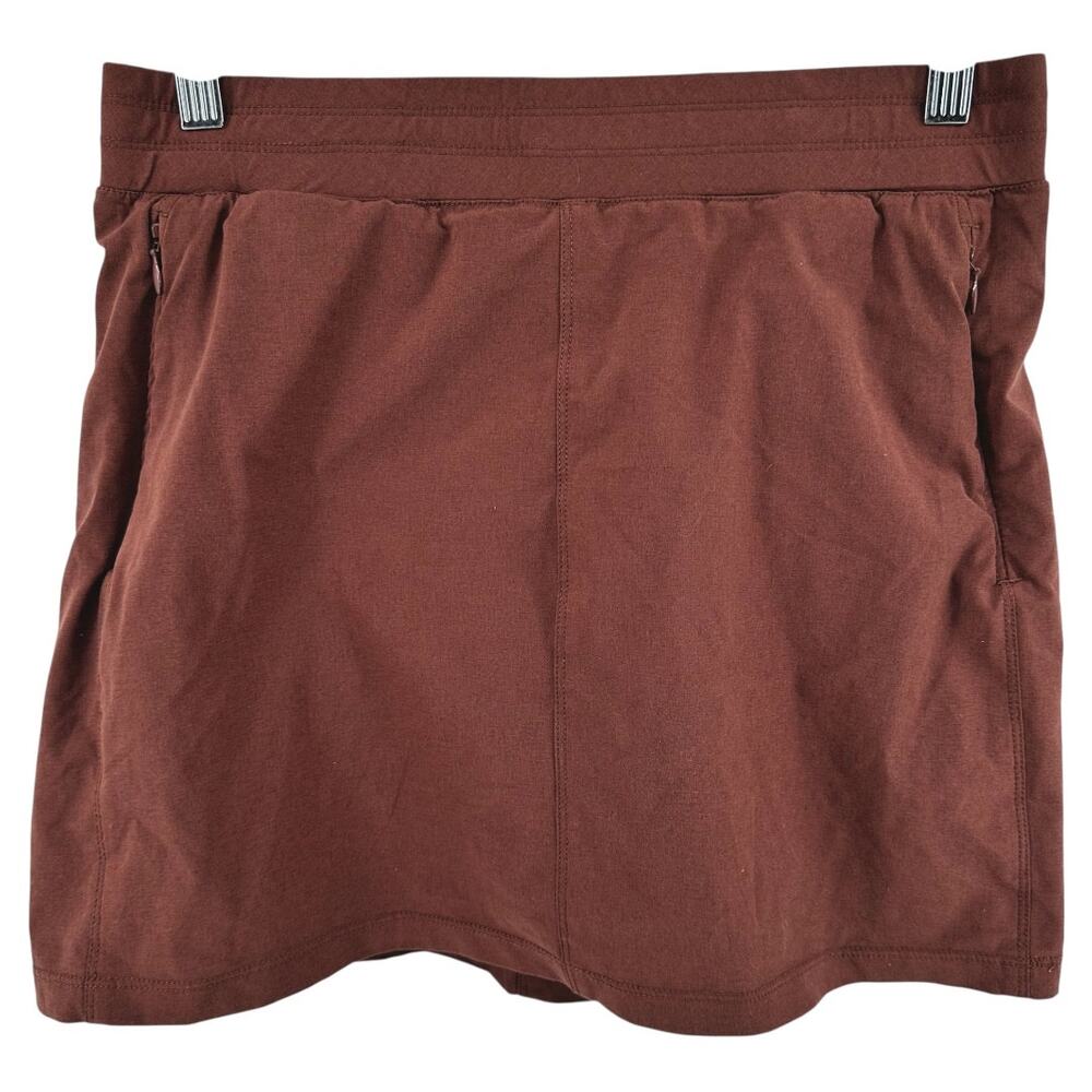 Kuhl Freeflex Skort 5.5" UPF 50+ Zip Pockets Moisture Wicking Brown Small